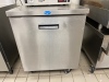 Single door worktop refrigerator