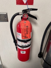 2 fire extinguishers