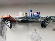 3 wall mounted wire type shelves