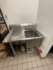 38 inch 1 compartment sink