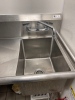 38 inch 1 compartment sink - 4