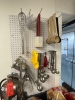 Pegboard with contents