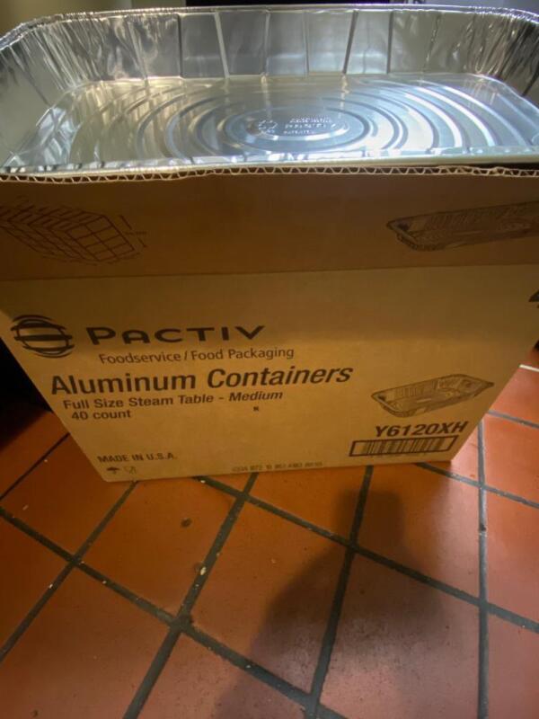 Pactiv Aluminum Containers