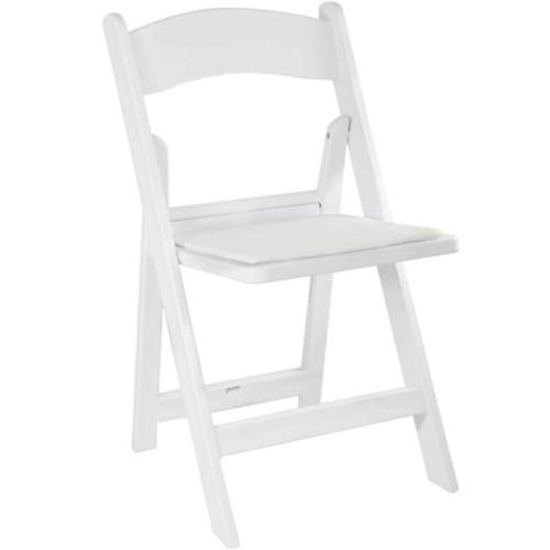 White Padded Chairs