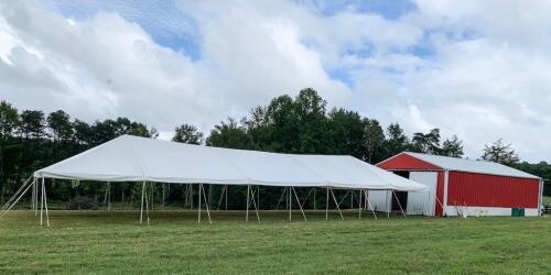 30 x 90 Frame Tent with Window Walls