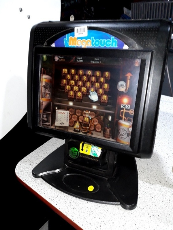 Merit Megatouch Countertop touch screen game, newer flat screen version