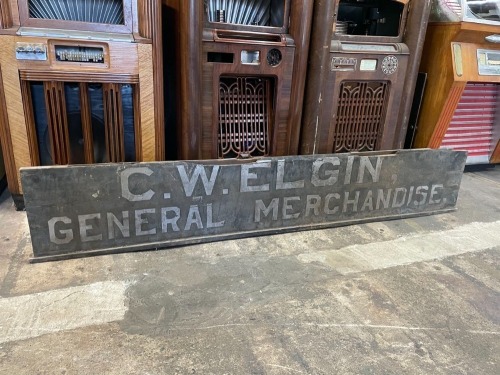 Antique Mercantile Sign