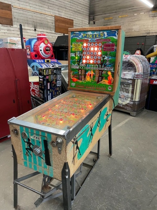 United Pixies Bingo Pinball Machine