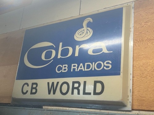 Cobra CB Radios Sign