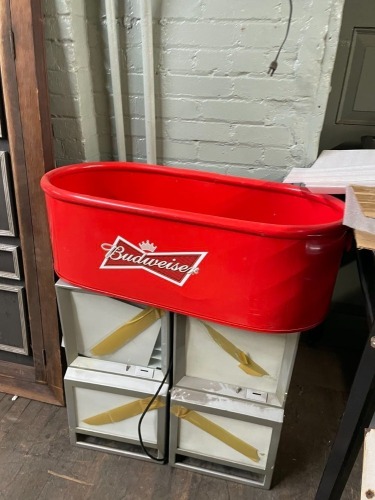 Budweiser Metal Beer Tub