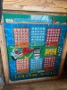 Crate of Stock Market and Tahiti Bingo Pinball Backglasses - 2