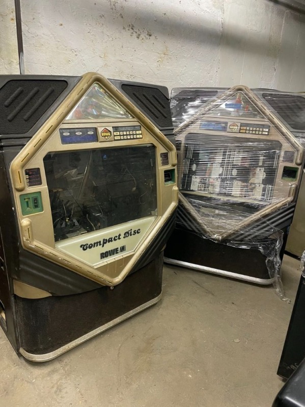 Pair of Rowe CD100E Jukeboxes