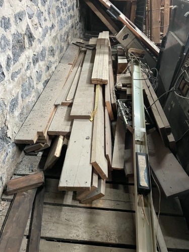 Large lot of lumber + flooring