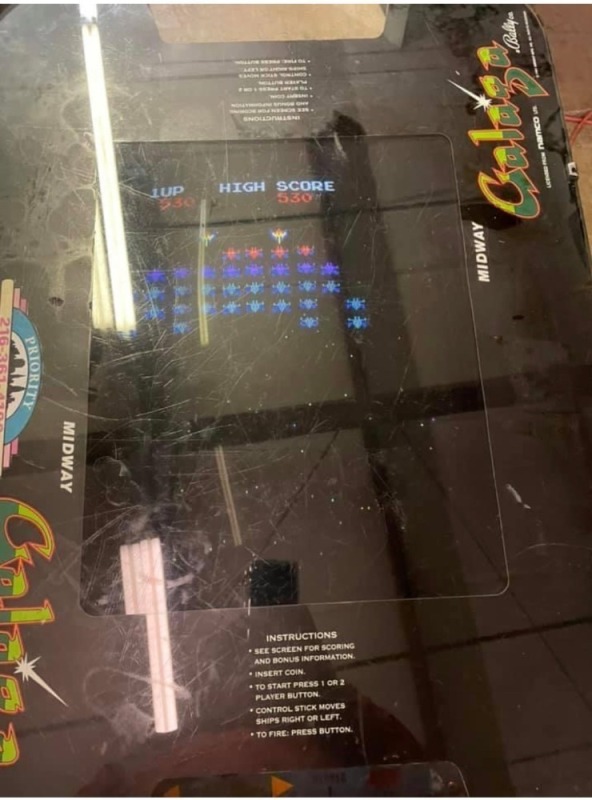 Galaga Galaxian Cocktail Arcade Game