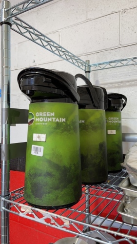 3 Green Mountain Coffee Dispensers