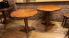 7 Circular Cafe Tables