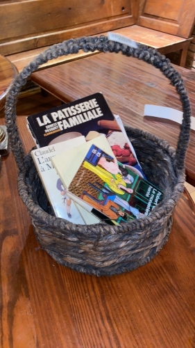 Basket with Books