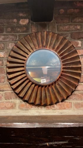 Decorative Tin Mirror