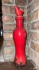 3 Decorative Red Mantle Pieces - 3