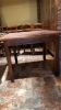 4 Square Wooden Tables - 2