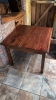 4 Square Wooden Tables - 6