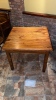 4 Square Wooden Tables - 9