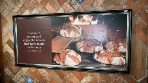 Large Framed Bakery Picture