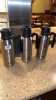 Steel Milk and Creamer Holders & Coffee Dispenser