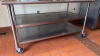 Stainless Steel Table with Undershelves - 2