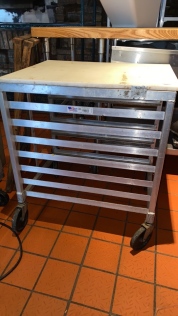 Portable Cart with Cutting Board