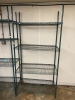 Green Wire Shelving Unit