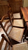 5 Tall Back Wooden Woven Chairs - 4