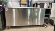 Glastender Refrigerated Bar Cabinet on wheels