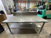 60” Stainless Steel Prep Table