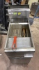 American Range Stainless Steel Gas Floor Fryer - 2