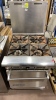 American Range Commercial Range with 4 Burners and 1 Oven - 4