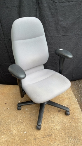 Light Grey Office Chair on wheels