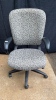 (3) Geometric Patterned Office Chairs - 2