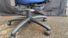 Navy Blue Office Chair on wheels - 6