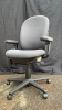 (1) Grey Adjustable Office Chair on wheels - 2