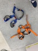 (4) Adult Orange Harnesses - 3