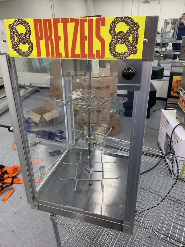 Rotating Pretzel Display Case