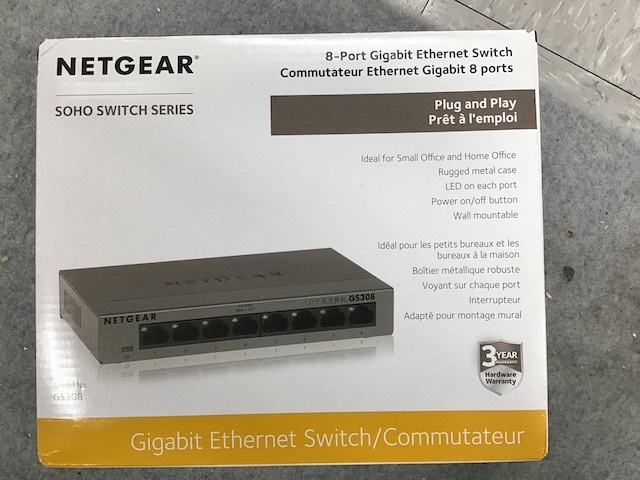 Netgear 8 Port Ethernet Switchox