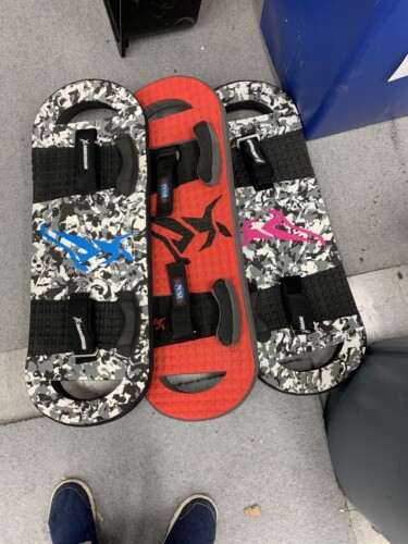 (3) Bounceboard Simulation Snowboards for use on trampolines