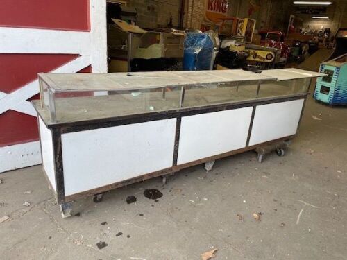 10' long Ezekiel & Weilman Co. Soda Fountain Counter