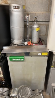 Heineken Kegerator on wheels