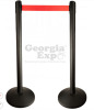 Brand NEW!! Retractable Stanchion Black Powder Coat