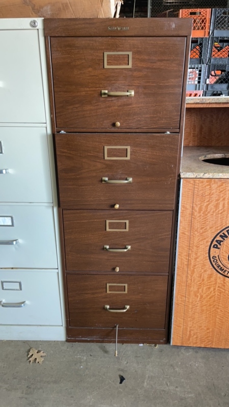 Shaw-Walker 4 Drawer Filing Cabinet