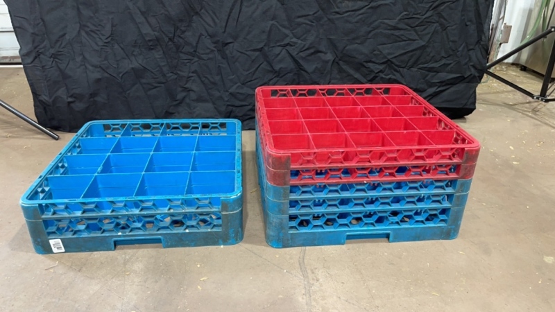 (2) Dishwashing Racks