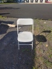 (50) White Folding Chairs - 2